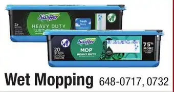 Menards Swiffer Wet Mopping 20-Count Heavy-Duty Cleaning Products offer