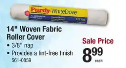 Menards 14 Woven Fabric Roller Cover offer