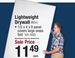 Menards Lightweight Drywall offer