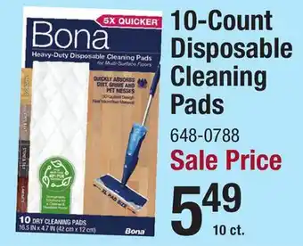 Menards 10-Count Disposable Cleaning Pads offer
