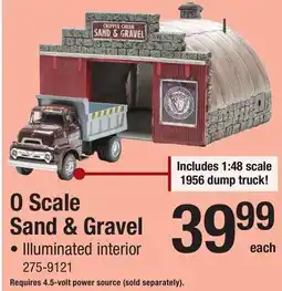 Menards O Scale Sand & Gravel offer