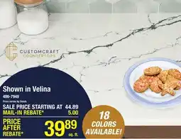 Menards Shown in Velina offer