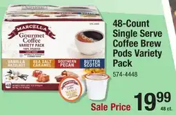Menards 48-Count Single Serve Coffee Brew Pods Variety Pack offer