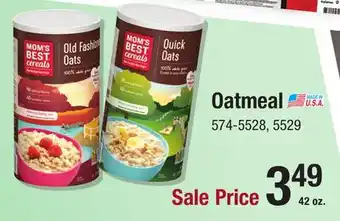 Menards Oatmeal offer
