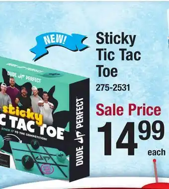 Menards Sticky Tic Tac Toe offer