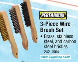 Menards 3-Piece Wire Brush Set offer