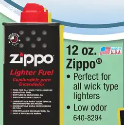 Menards 12 oz. Zippo offer