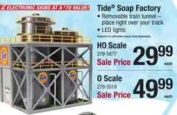 Menards HO Scale Tide Soap Factory offer