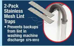 Menards 2-Pack Stainless Mesh Lint Traps offer