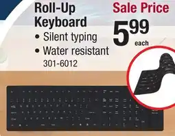 Menards Roll-Up Keyboard offer