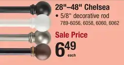 Menards 28–48 Chelsea offer