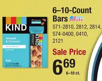 Menards 6–10-Count Bars offer
