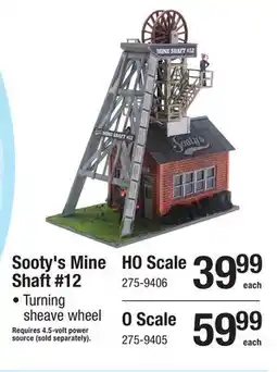Menards HO Scale Sooty's Mine Shaft #12 offer