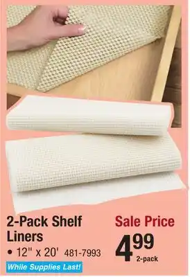 Menards 2-Pack Shelf Liners offer