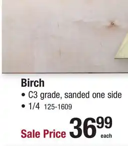 Menards Birch offer