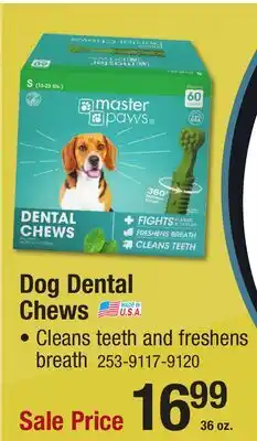 Menards Dog Dental Chews offer