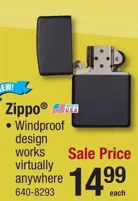 Menards Zippo LIGHTERS offer