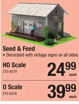 Menards Seed & Feed HO Scale offer
