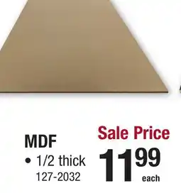Menards 2 x 4 HANDI-PANELS MDF offer