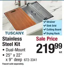 Menards Tuscany Stainless Steel Kit offer
