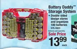 Menards Battery Daddy Storage System offer
