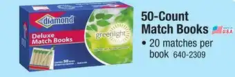 Menards 50-Count Match Books offer