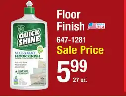 Menards Quick Shine Multi-Surface Floor Finish offer