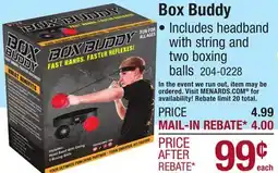 Menards Box Buddy offer