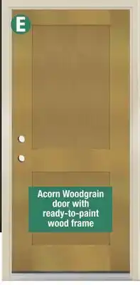 Menards 2-Panel PREFINISHED FIBERGLASS DOORS offer