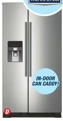 Menards 24.5 cu. ft. Side-by-Side Refrigerator offer