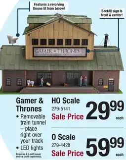Menards Gamer & Thrones offer