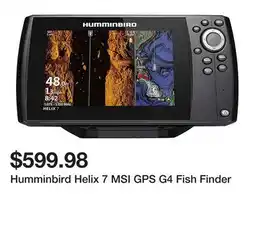 Dick's Sporting Goods Humminbird Helix 7 MSI GPS G4 Fish Finder offer