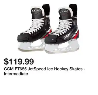 Dick's Sporting Goods CCM FT655 JetSpeed Ice Hockey Skates - Intermediate offer