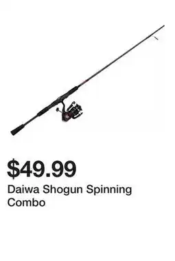 Dick's Sporting Goods Daiwa Shogun Spinning Combo offer