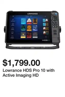 Dick's Sporting Goods Lowrance HDS Pro 10 with Active Imaging HD offer