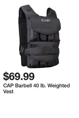 Dick's Sporting Goods CAP Barbell 40 lb. Weighted Vest offer