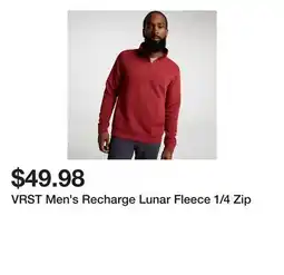 Dick's Sporting Goods VRST Men's Recharge Lunar Fleece 1/4 Zip offer