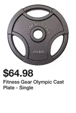 Dick's Sporting Goods Fitness Gear Olympic Cast Plate - Single offer