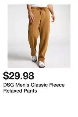 Dick's Sporting Goods DSG Men's Classic Fleece Relaxed Pants offer