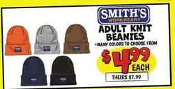 Ollie's SMITH'S WORKWEAR ADULT KNIT BEANIES offer