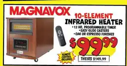 Ollie's MAGNAVOX 10-ELEMENT INFRARED HEATER offer