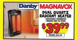 Ollie's DANBY MAGNAVOX DUAL QUARTZ RADIANT HEATER offer