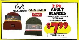Ollie's 2 PK. ADULT BEANIES offer