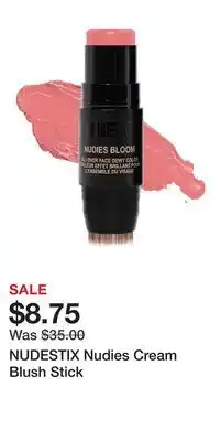 Kohl's NUDESTIX Nudies Cream Blush Stick offer