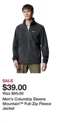 Kohl's Men's Columbia Steens Mountain Full-Zip Fleece Jacket offer
