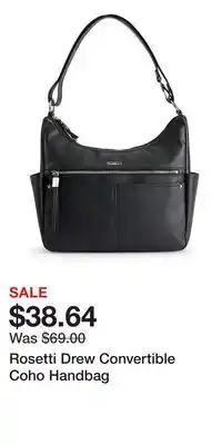 Kohl's Rosetti Drew Convertible Coho Handbag offer