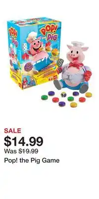 Kohl's Pop! the Pig Game offer