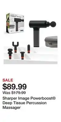 Kohl's Sharper Image Powerboost Deep Tissue Percussion Massager offer