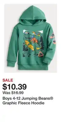 Kohl's Boys 4-12 Jumping Beans Graphic Fleece Hoodie offer