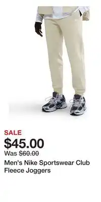Kohl's Men's Nike Sportswear Club Fleece Joggers offer